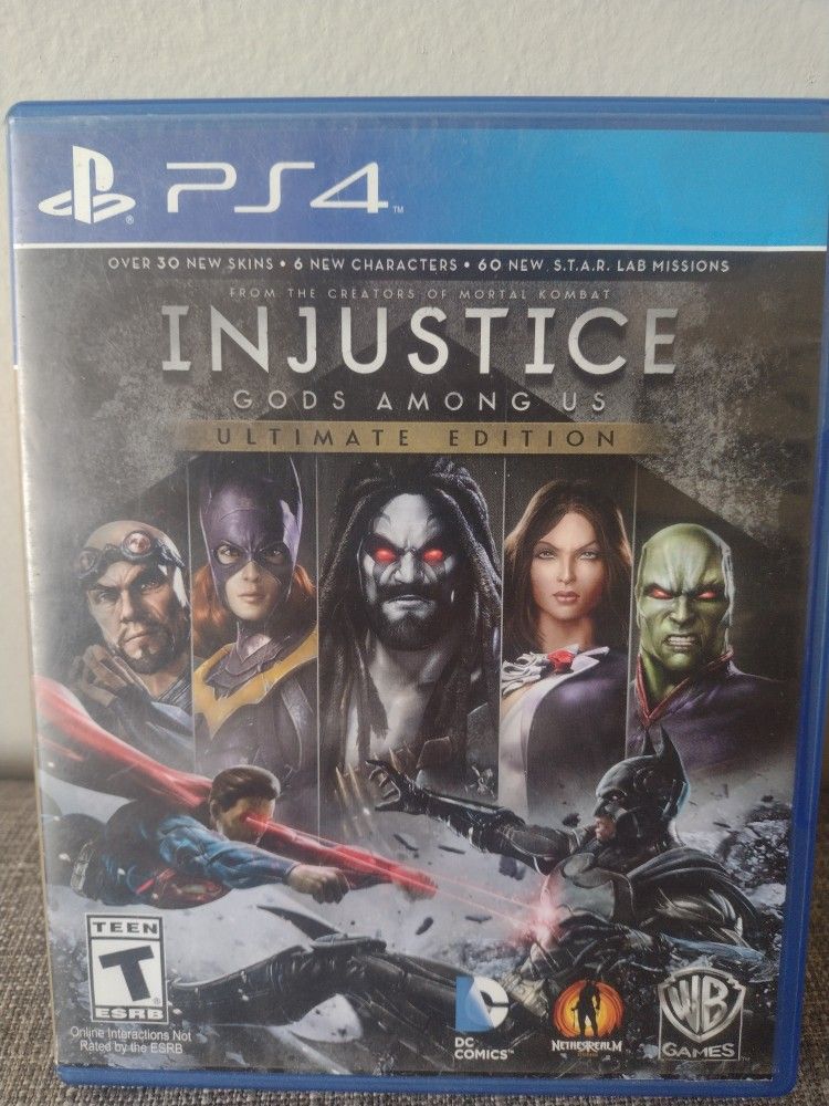Injustice Gods Among Us Ultimate Edition Ps4 PlayStation 4 for Sale in