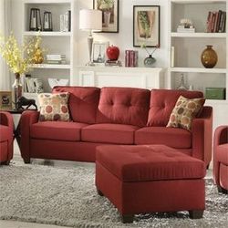 Cleavon II Red Sofa 