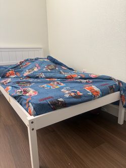 Twin Bed and mattress. PICK UP ONLY