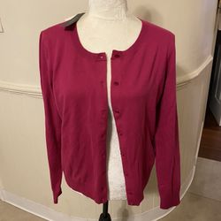 NWT Woman’s Talbots Button Down Sweater Size Large 