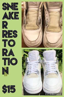 Sneaker restoration / cleaning Nike Jordan’s adidas Reebok