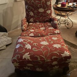 Arm Chair & Ottoman 