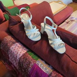 Size 5 1/2 Sandal With Small Block Heel