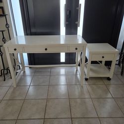Desk and end table