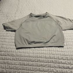 Gray Workout Top