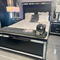 New 4pc Bedroom Set In Box 📦 FREE Mattress No Credit Needed $39 Down With Finance