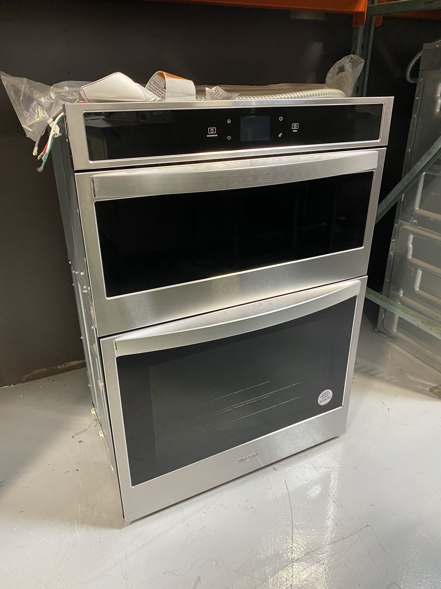 Stainless Steel 6.4 Cu. Ft. Smart Combination Wall Oven With Touchscreen