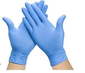 Blue Nitrile gloves (S-XL) 100 pcs/bx