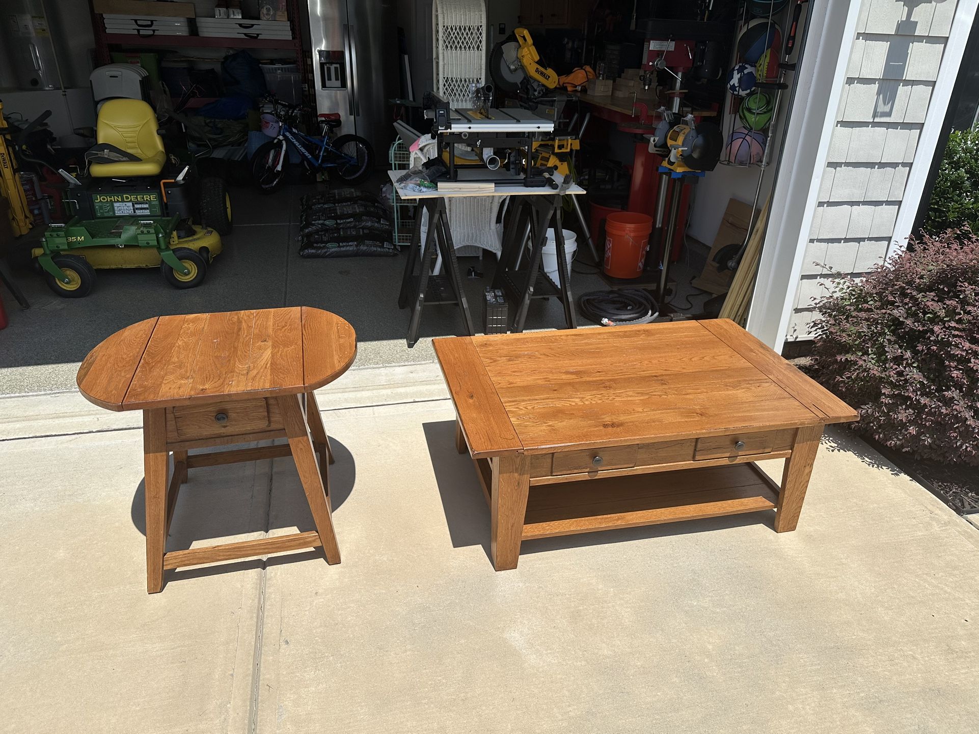 Broyhill Attic Heirlooms coffee table and end table