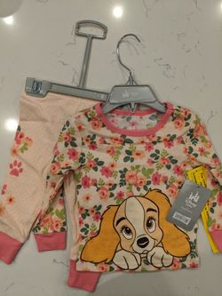 Disney Lady and the Tramp Pajama Set, 9-12m