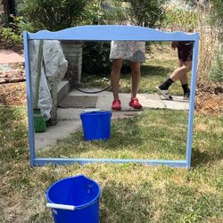 Unique Blue Mirror