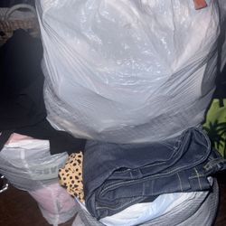 3 Full Bags Of Women Clothes And Shoes 