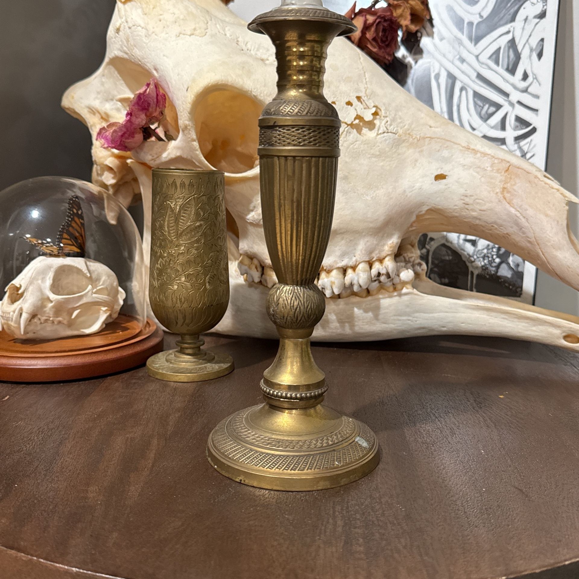 Brass Candlestick Holder