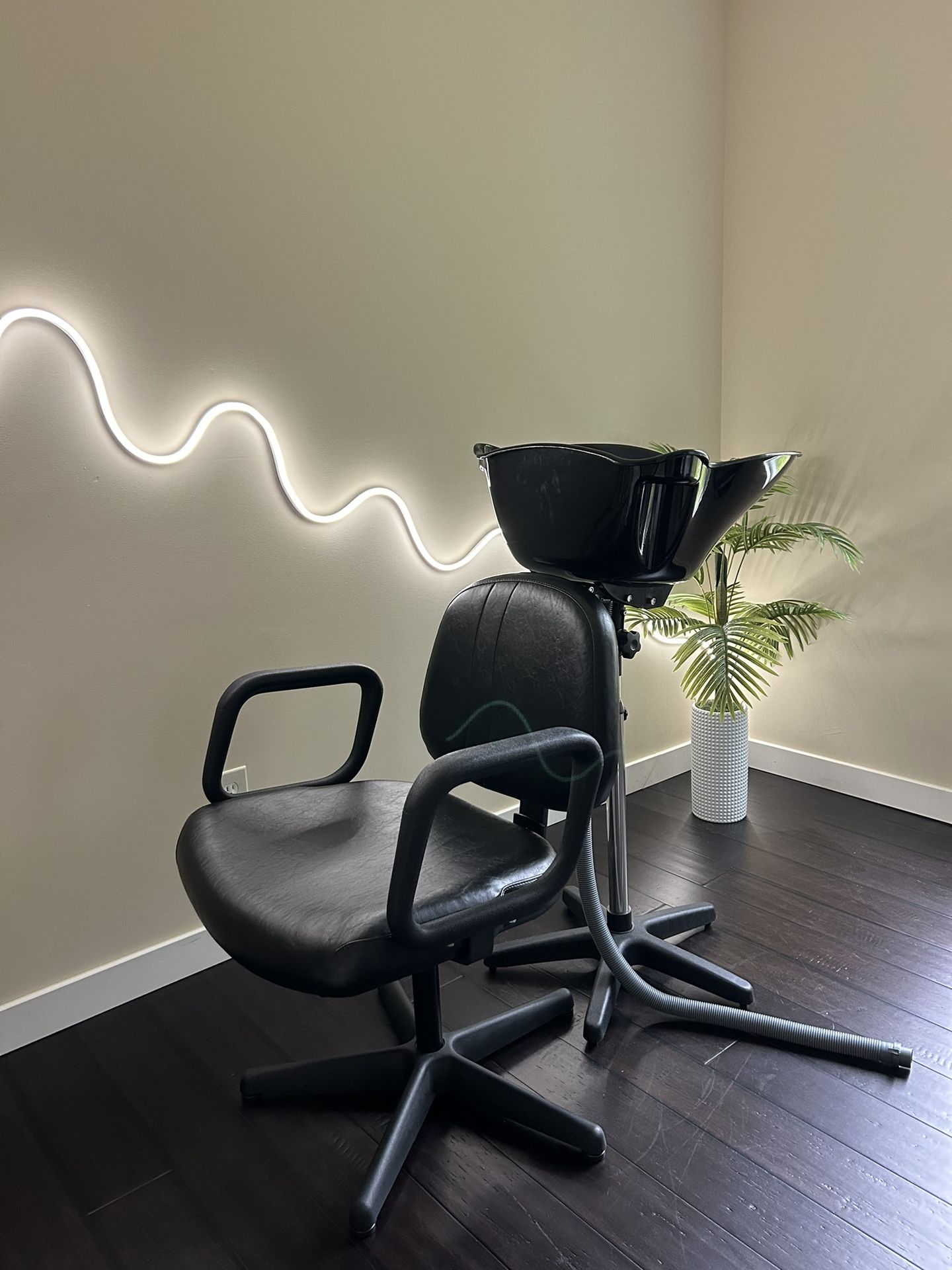 Shampoo Chair And Shampoo Bowl