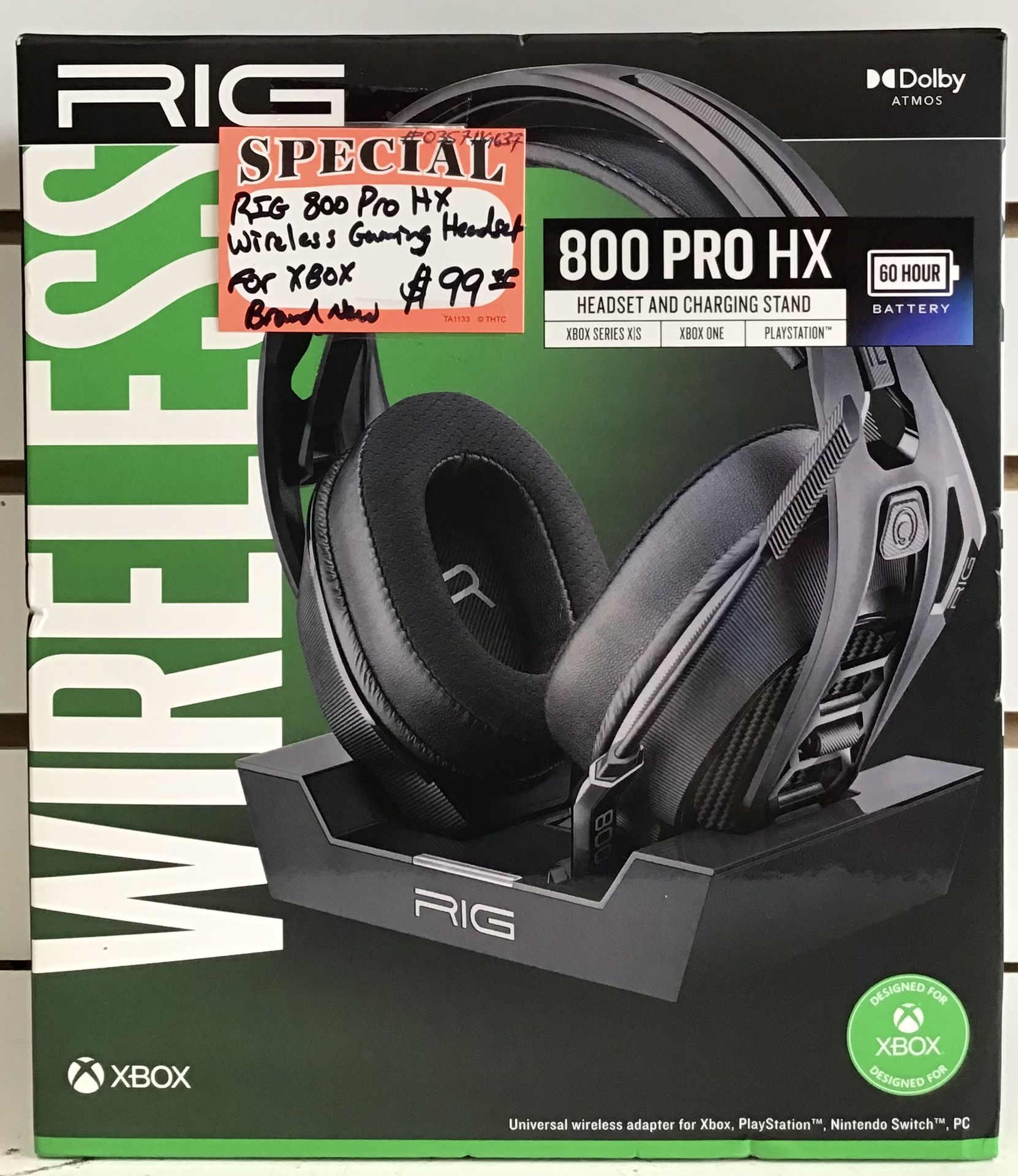RIG 800 Pro HX Wireless Gaming Headset For XBOX Brand New 
