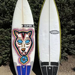 5’10 “ SUPER “ 6’0 “CORDELL “ Surfboards-wetsuits