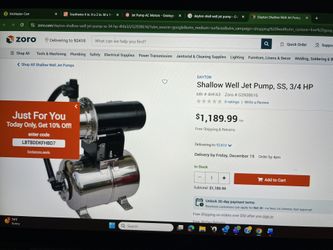 Dayton shallow Well Jet Pump