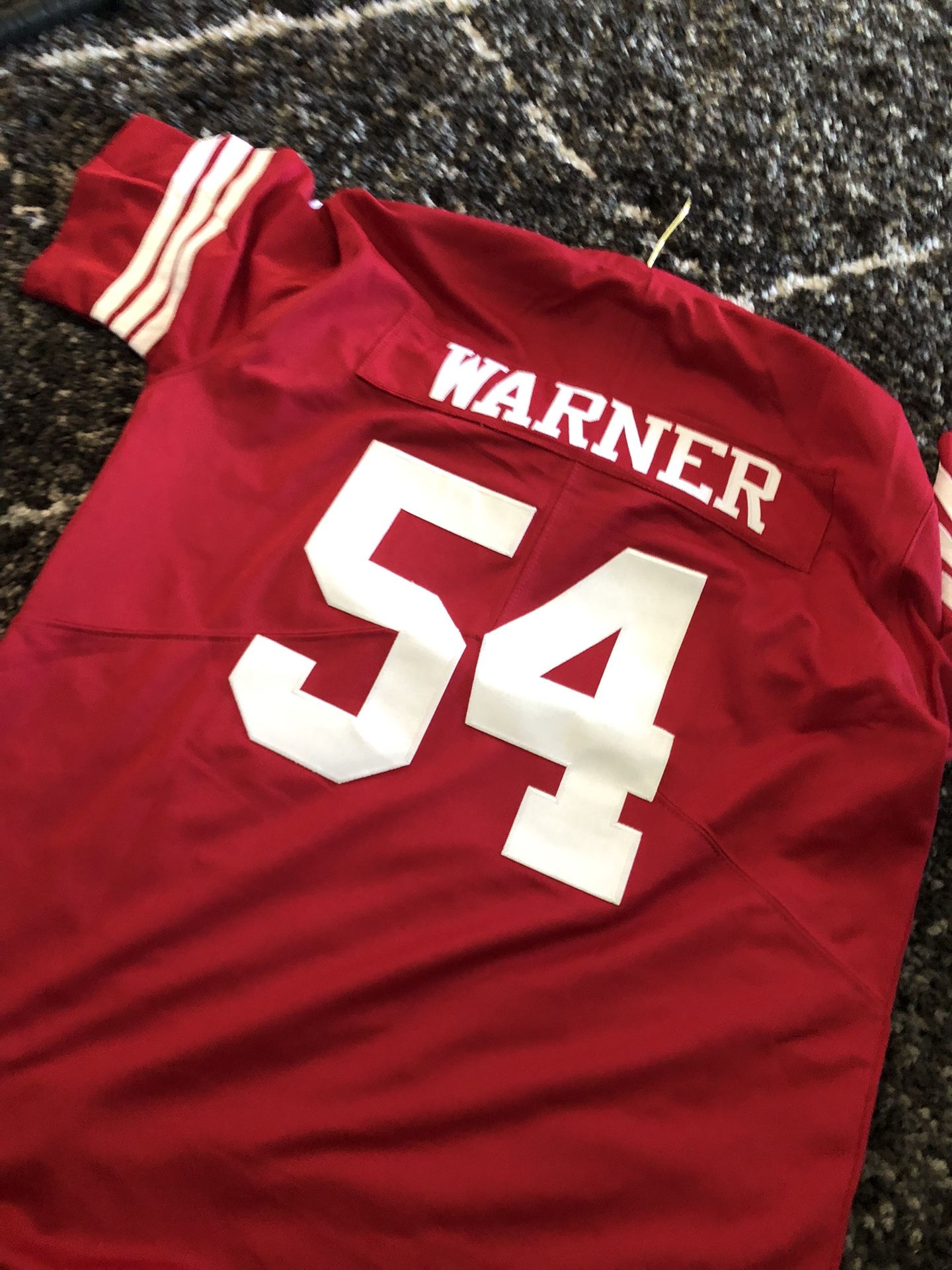 SAN FRANCISCO 49ERS FRED WARNER 54 WHITE ALTERNATE JERSEY for Sale in  Crystal City, CA - OfferUp