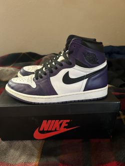 Jordan 1 Court Purple