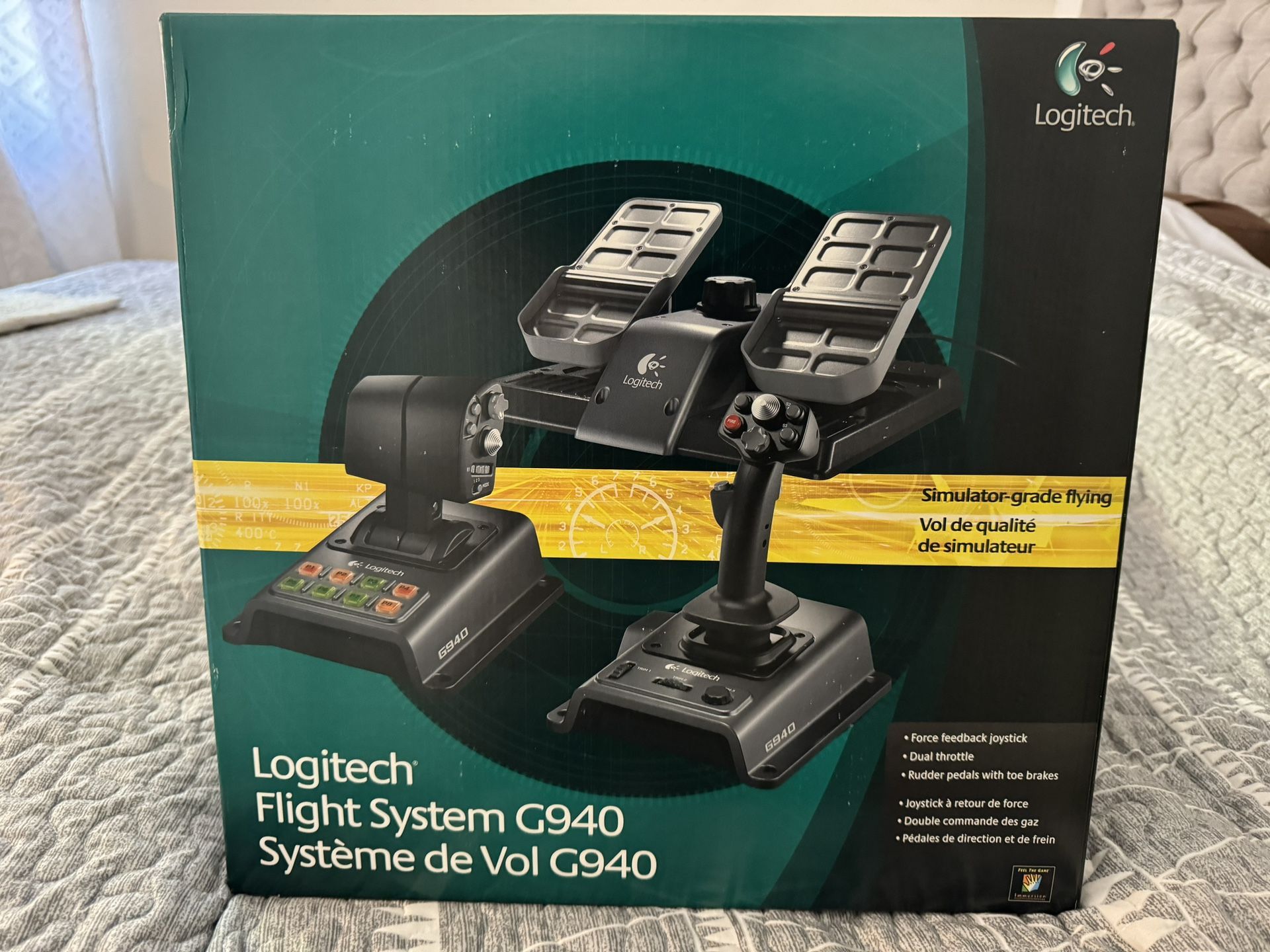 BNIB Logitech G940 Flight System