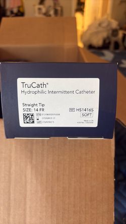 180 pieces of TruCath Hydrophilic Intermittent Catheter 14 FR