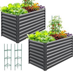 2PCS Raised Garden Beds