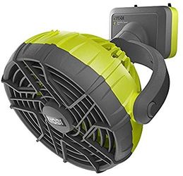 Only..$56..Ryobi..garage fan module dual pivot point adjustable speeds in stalls in seconds