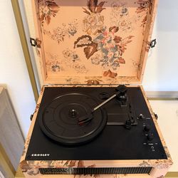 Vintage Portable Vinyl Record Player