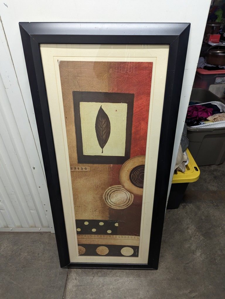 Radius Panel I by Kimberly Poloson Framed Print Wall Art - 18" x 42"