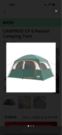 Camping tent 6 people