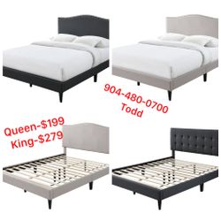 Going fast Queen And king Platform Bed Frames 
