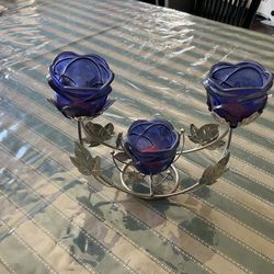 Luxury elegant blue holder for home decorating from Egypt