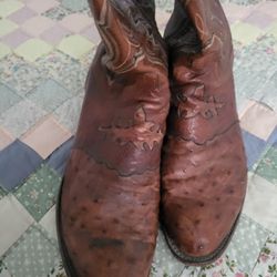 1883 LUCCHESE Ostrich  Boots 12D
