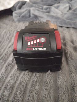 Milwaukee battery semi new