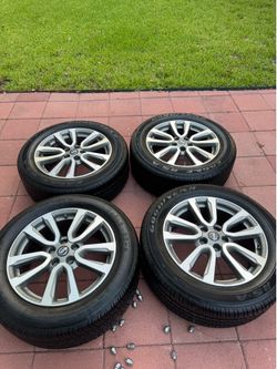 Nissan rims and tires