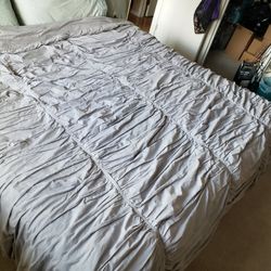 Free King Size Heavy Duty Frame,  Mattress,  Sheets,  Pillows