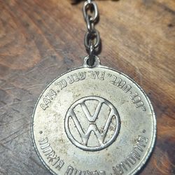 Antique Vw Keychain Key Ring Volkswagen Bug Beetle Bus Vanagon Ghia  Rare Vintage Antique Collectible 