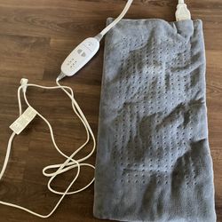 Calming Heat Massaging Weighted Heating Pad by Sharper Image