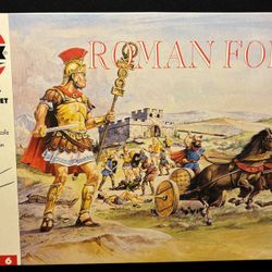 Vintage Airfix Roman Fort & Figurines Set series 6 06705 Snap-together Complete