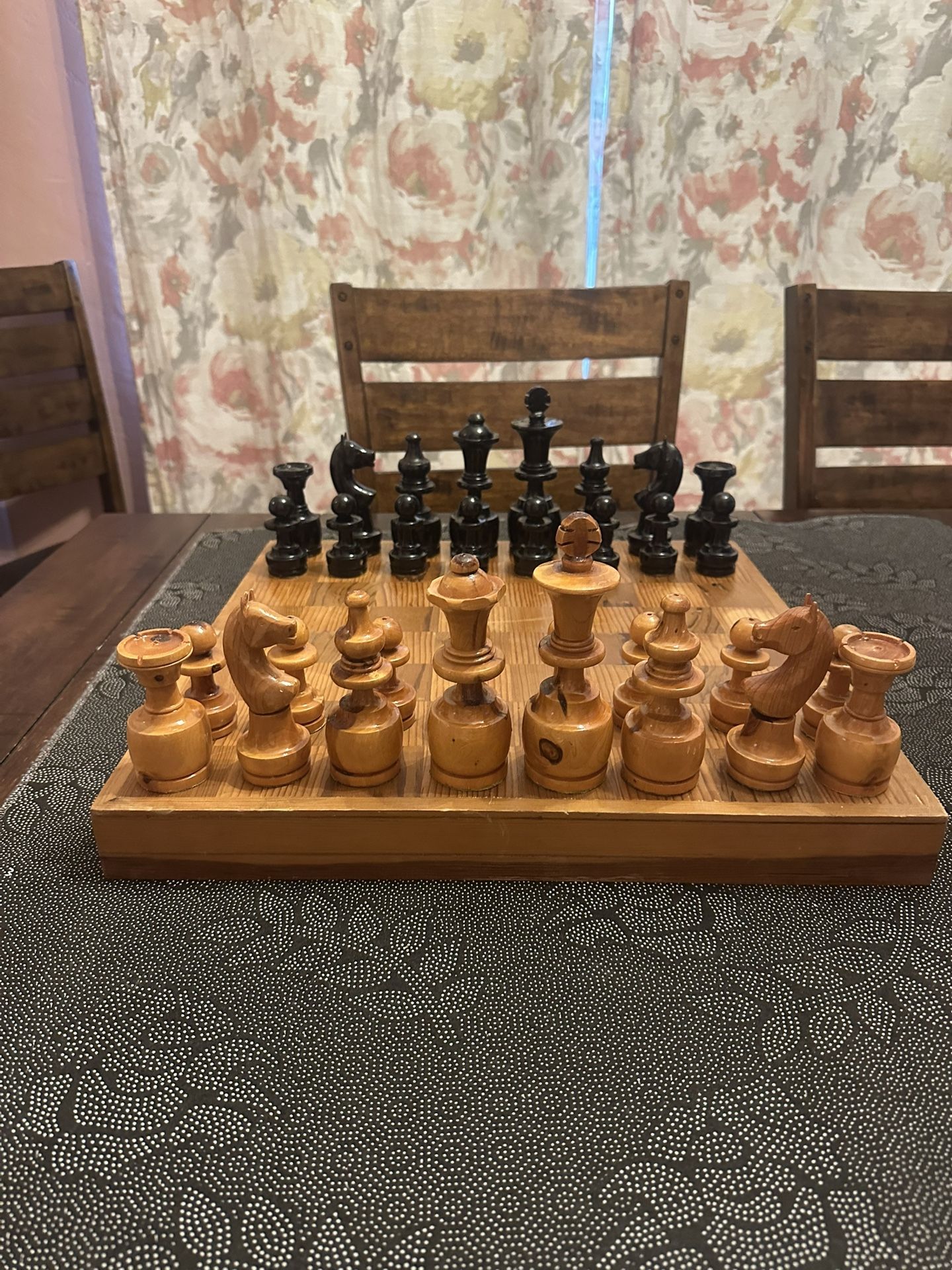 Vintage Mexican Chess Set