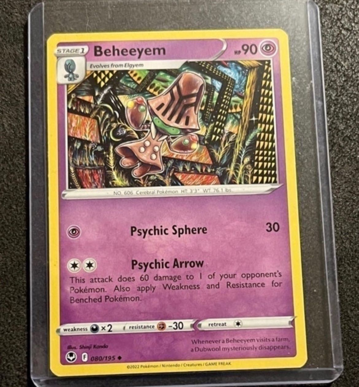 Beheeyem 080/195 - Silver Tempest Pokemon Card Uncommon