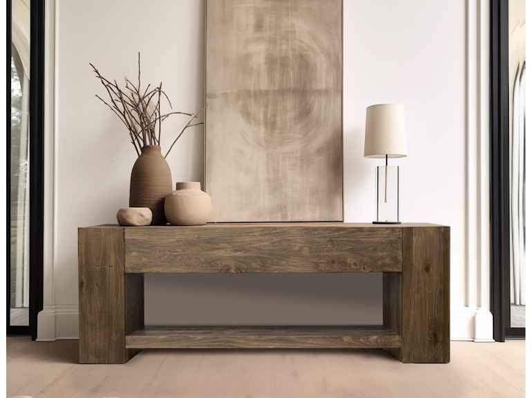 Solid Wood Contemporary Console Table, TV Stand, Sideboard