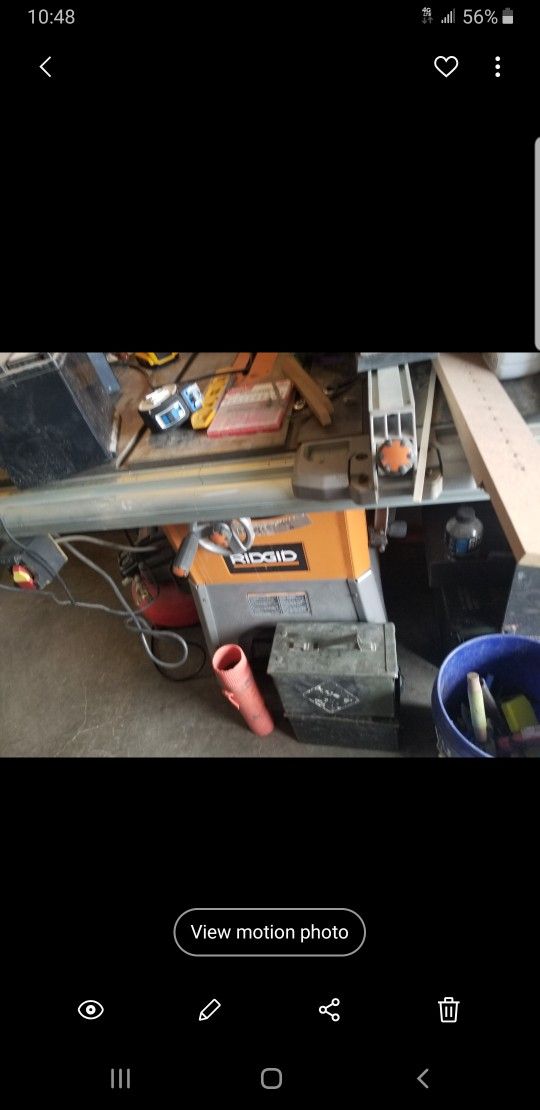 Rigid  Table Saw 