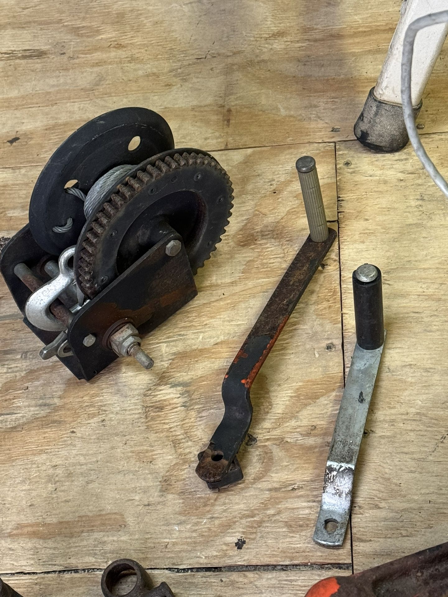 Marine Winch With Cable Heavy Duty