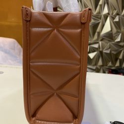 Prada Quilted Brown Handbag 
