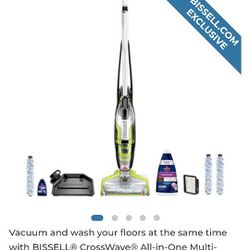 Bissell Crosswave Vacuum Cleaner - Dual Action & Multi Surface 