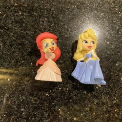 2 Disney Princess Comics Minis Series Collectible 2” Dolls