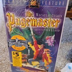 Pagemaster VHS 1995  Sealed .