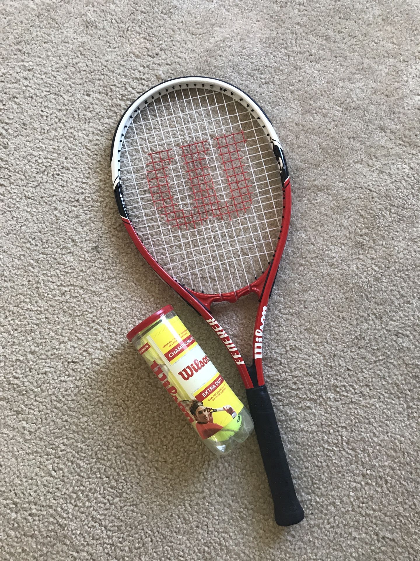 Wilson Federer Adult Strung Tennis Racket