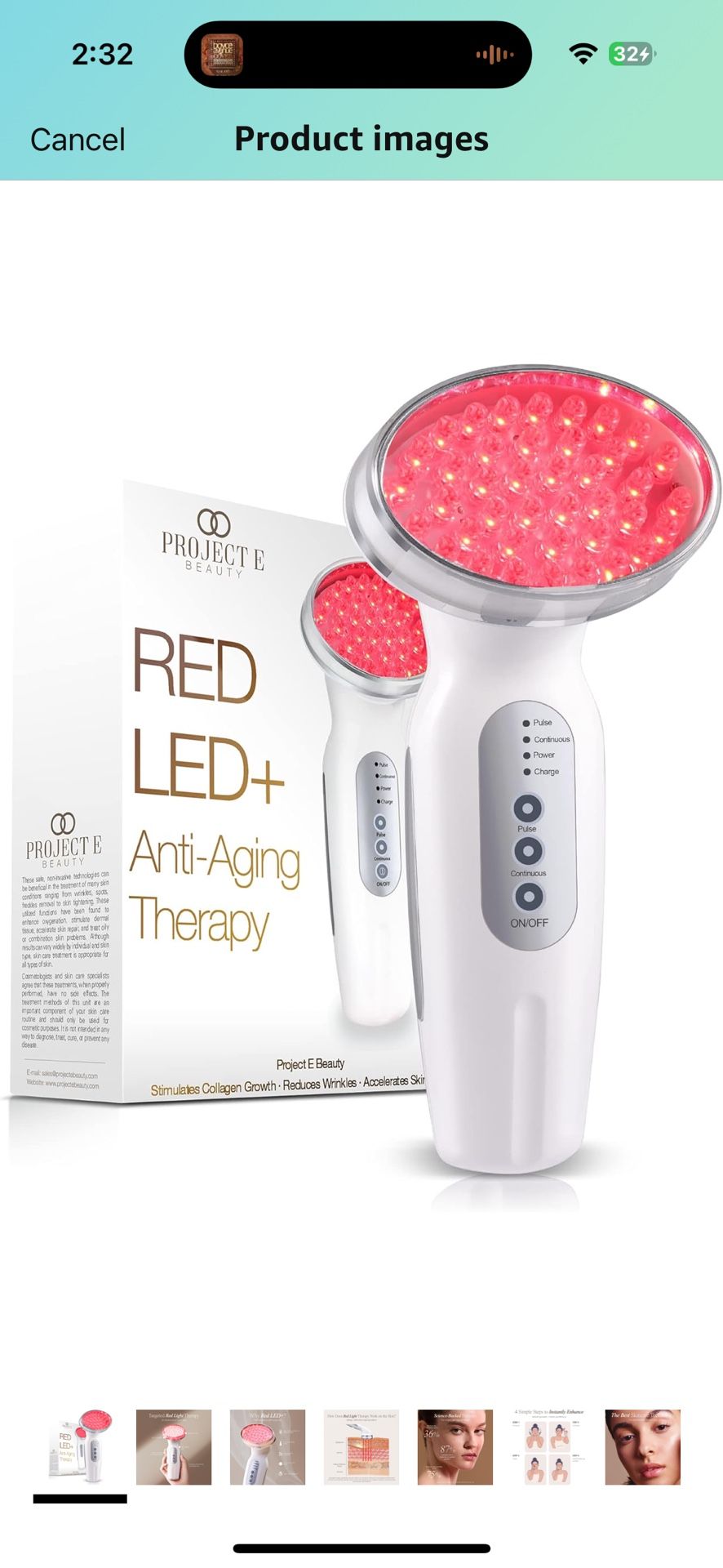 Red Light Skincare Device 